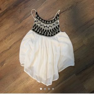 Amuse society crop top tank